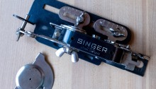 Singer buttonholer attachment 121795 from the 1940's