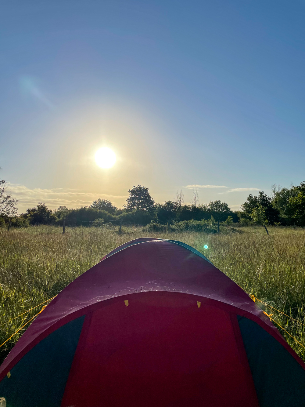 Camping sunrise